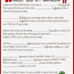 31 Free Christmas Printables Christmas Mad Libs Christmas