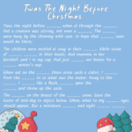 6 Best Night Before Christmas Mad Libs Printable Printablee