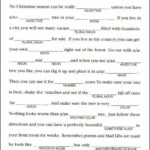 6 Christmas Mad Libs Printable For Kids Christmas Mad Libs Funny