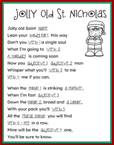 7 Best Christmas Mad Libs Printable Printablee