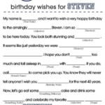 Birthday Party Mad Libs Guest Book Birthday Games For Adults