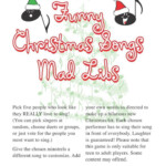 Christmas Christmas Funny Songs Mad Libs Printable Christmas Games