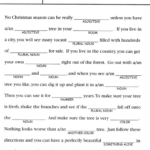 Christmas Fun Mad Libs Great Use For A Center Game Mad Libs Kids