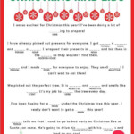 Christmas Mad Libs Printable Free Free Printable