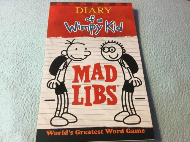 Diary Of A Wimpy Kid Mad Libs By Mad Libs Activity Books General