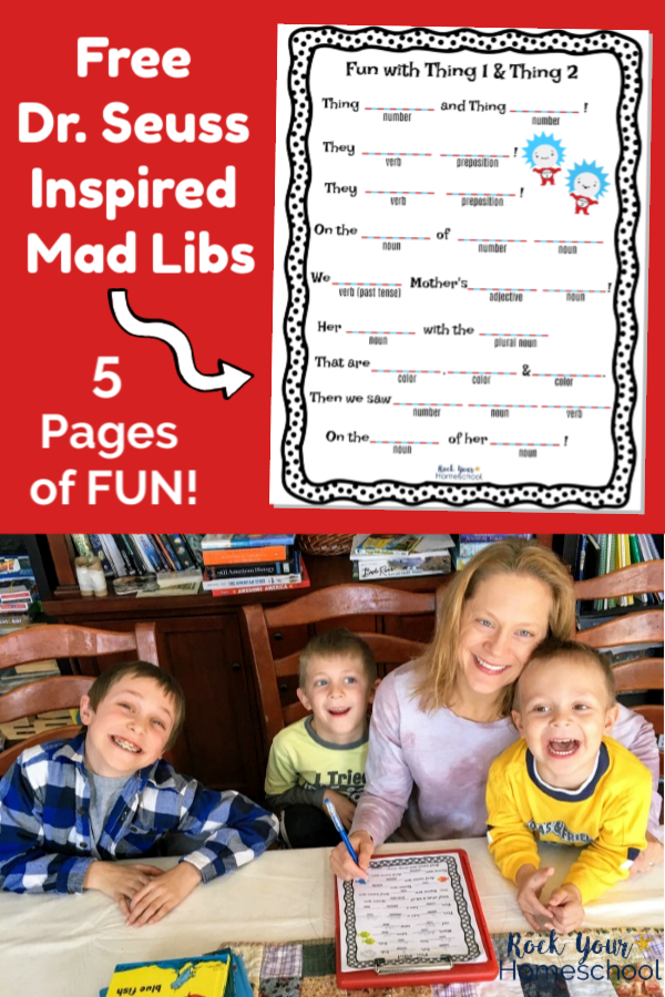 Fabulous Fun With Free Dr Seuss Inspired Mad Libs Homeschool 