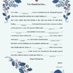 Free Printable Thanksgiving Mad Libs Free Printable