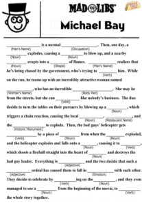 Funny Mad Libs For Adults Printable Mad Libs For Adults Funny Mad