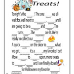 Halloween Mad Libs Halloween Mad Libs Treats Classroom Jr