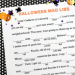 Halloween Mad Libs Printable My Sister s Suitcase Printable Mad