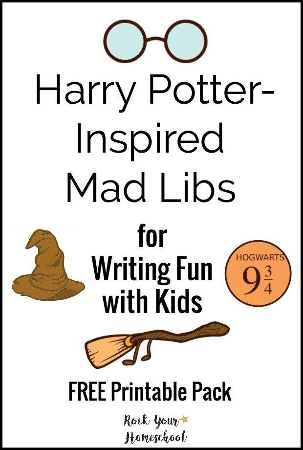 Harry Potter Inspired Mad Libs With Harry Potter Theme Images Like