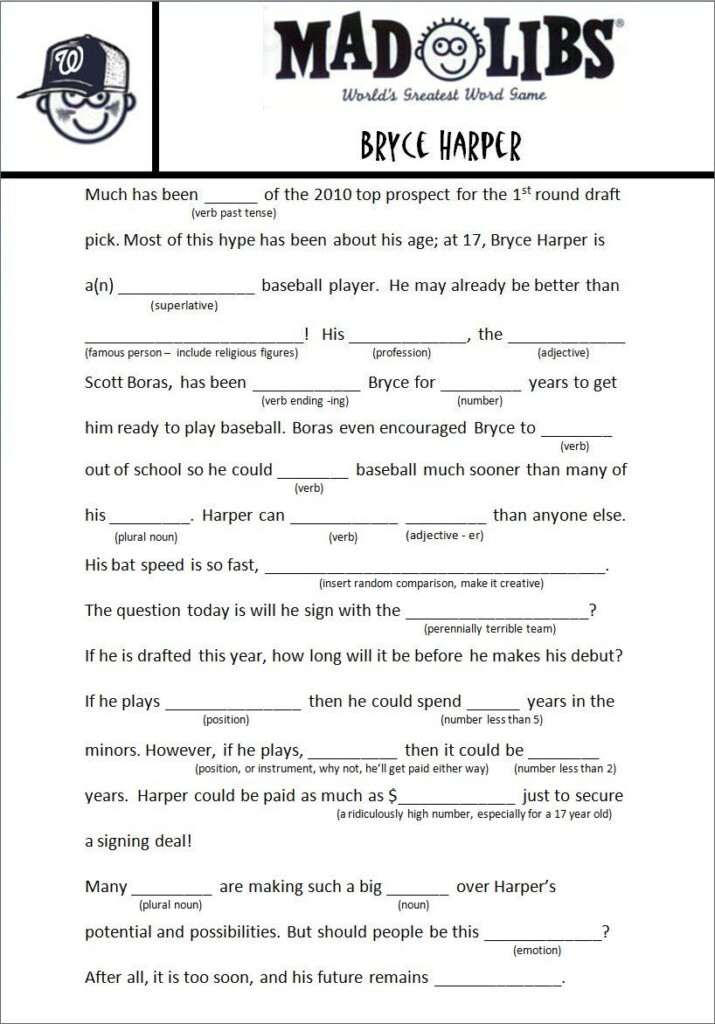 If You Give A Mad Lib Writing Activities For Kids Mad Libs 