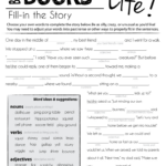 If You Give A Mad Lib Writing Activities For Kids Mad Libs Free