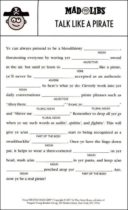 Image Result For Mad Libs Free Printable Mad Libs Printable Mad Libs 