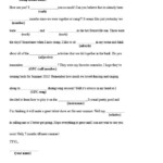 Mad Libs Printable Camp Letters Mad Libs Printable Mad Libs Lib