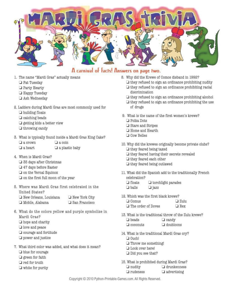 Mardi Gras Mad Libs Game Free Printable Mardi Gras Games Free 