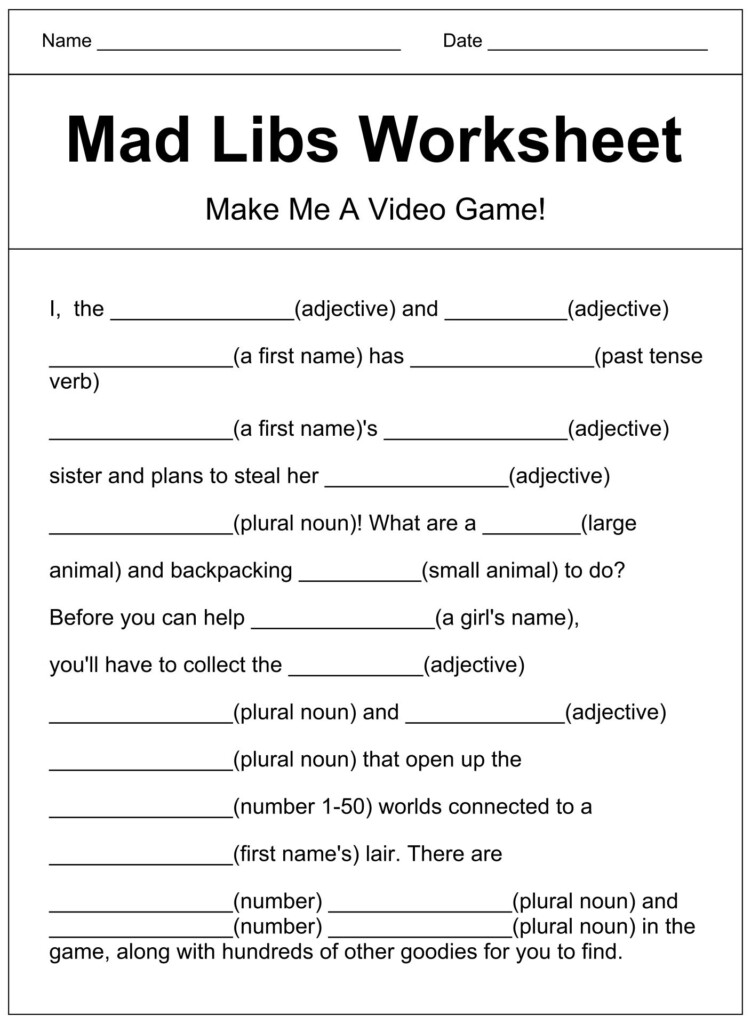 Noun Verb Mad Libs Christmas Mad Libs Printable Teach Me I M Yours 