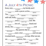 Printable 4th Of July Mad Libs For Kids Woo Jr Kids Activities In