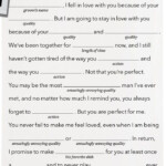 Printable Funny Wedding Mad Libs Template Moksliukesgeras