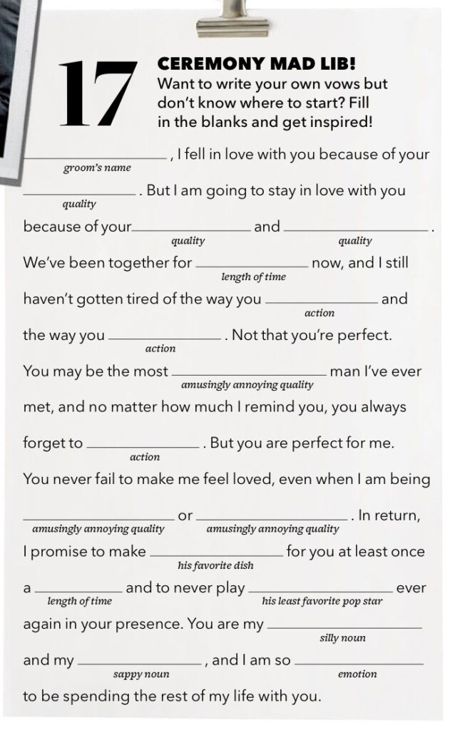 Printable Funny Wedding Mad Libs Template Moksliukesgeras