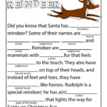 Santa s Reindeer Mad Libs For Kids Woo Jr Kids Activities Holiday