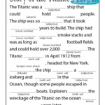 Story of the titanic Woo Jr Kids Activities In 2020 Mad Libs Mad
