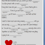 Sweet Floweret Free Valentine Mad Lib Printable Printable Mad Libs