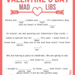 Valentine s Day Mad Libs Printable In 2020 Printable Mad Libs Mad