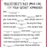 Valentine s Day Mad Libs Valentines For Kids Valentines Games