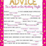 Wedding Night Mad Lib Bachelorette Party Printable Game Etsy