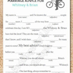 Wedding Shower Mad Lib Template Best Of Wedding Mad Libs Printable