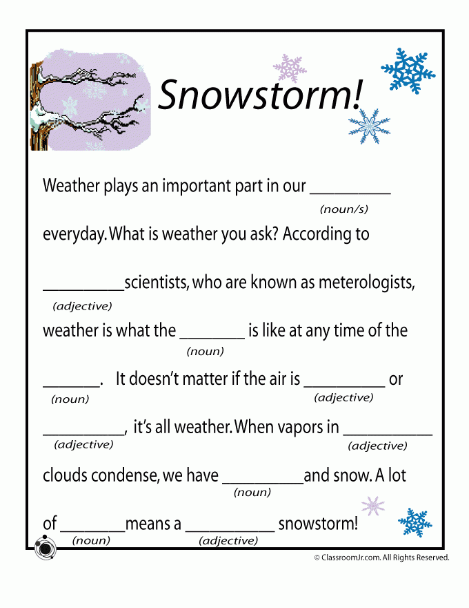 Winter Madlib 3 Funny Christmas Party Games Mad Libs Funny 