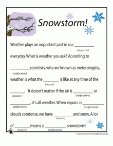 Winter Madlib 3 Funny Christmas Party Games Mad Libs Funny