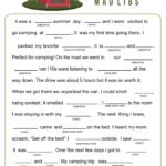 10 Best Camping Mad Libs Printable Printablee