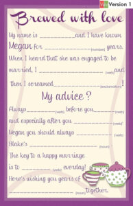 15 Mad Libs For Your Wedding BestBride101