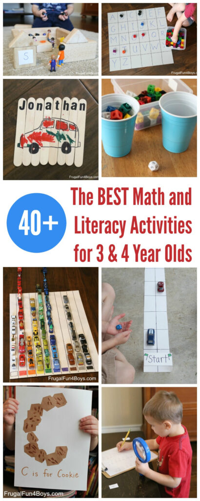 40 Of The BEST Math And Literacy Activities For Preschoolers 3 4 