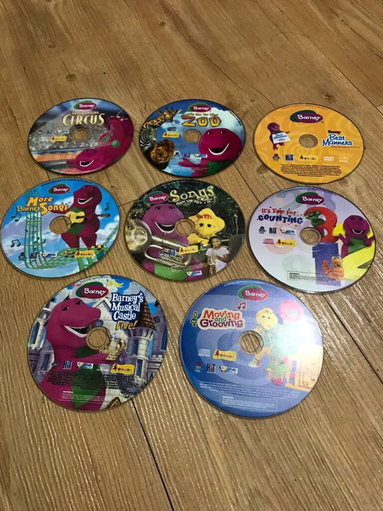 8 Pcs Barney VCDs Hobbies Toys Music Media Music Accessories On 