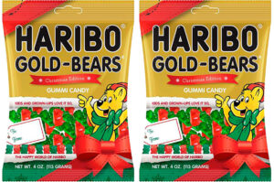 Amazon Haribo Gold Bears Christmas Edition Gummi Candy 4 Oz Bag