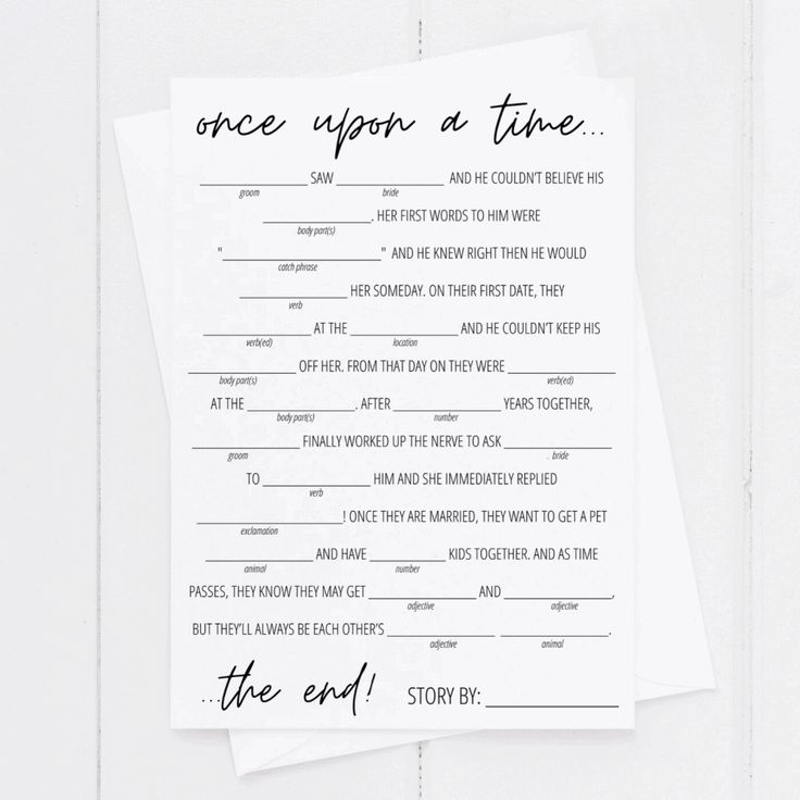 Bridal Shower Mad Libs Free Printable In 2020 Bridal Shower Mad Libs 