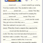 Camping Mad Libs Free Printable In 2021 Printable Mad Libs Camp
