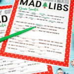 Christmas Mad Libs Printable Happiness Is Homemade