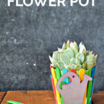 CRAFT STICK FLOWER POT Mad In Crafts