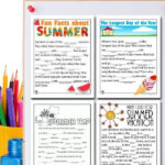 Crazy Story Summer Worksheets 99Worksheets