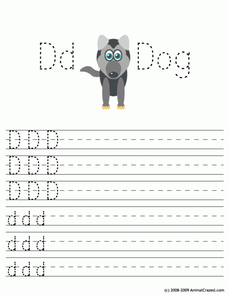 Dd For Dog Woo Jr Kids Activities