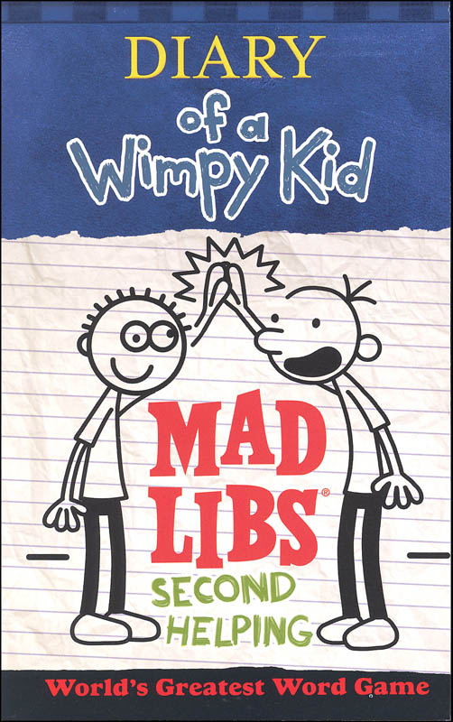 Diary Of A Wimpy Kid Mad Libs Second Helping Penguin Young Readers