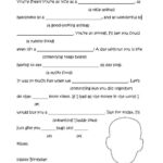 Fill In The Blank Mad Lib Style Letter For Daddy s Birthday Daddy