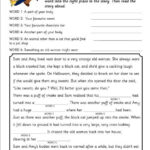 Fill In The Blanks Story The Witch Next Door Halloween Writing
