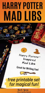 Free Harry Potter Inspired Mad Libs For Writing Fun Activities