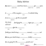 Free Instant Download Baby Shower Mad Libs Template