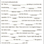 Free Mad Libs Printable Worksheets Worksheets Master